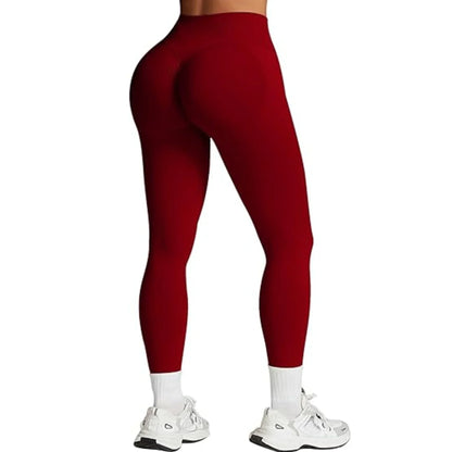 Women Gym Yoga Training Pants Three Leg High Waist Peach Hip Tight Nine Leg Pants Elastic Sports Pants with Logo
