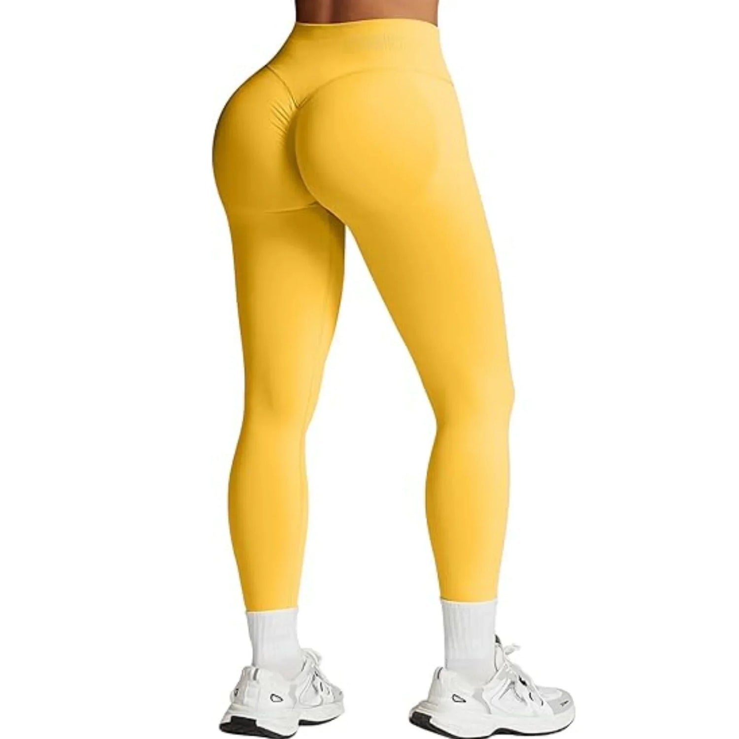 Women Gym Yoga Training Pants Three Leg High Waist Peach Hip Tight Nine Leg Pants Elastic Sports Pants with Logo
